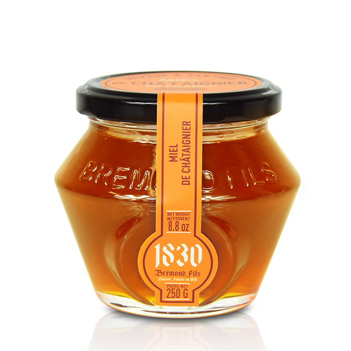 Pot à miel et sa cuillère en bois d'olivier - Ustensiles de cuisine
